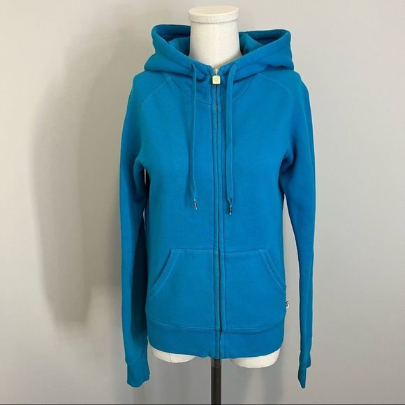 Aritzia TNA Pacific Zip Up Hoodie Blue - Picture 2 of 15
